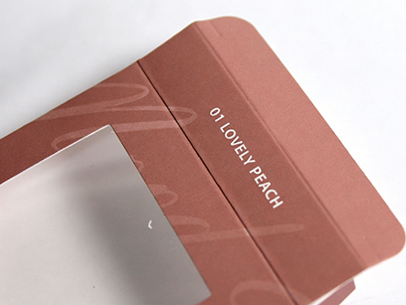 Eyeshadow Paper Box With Viewing Window